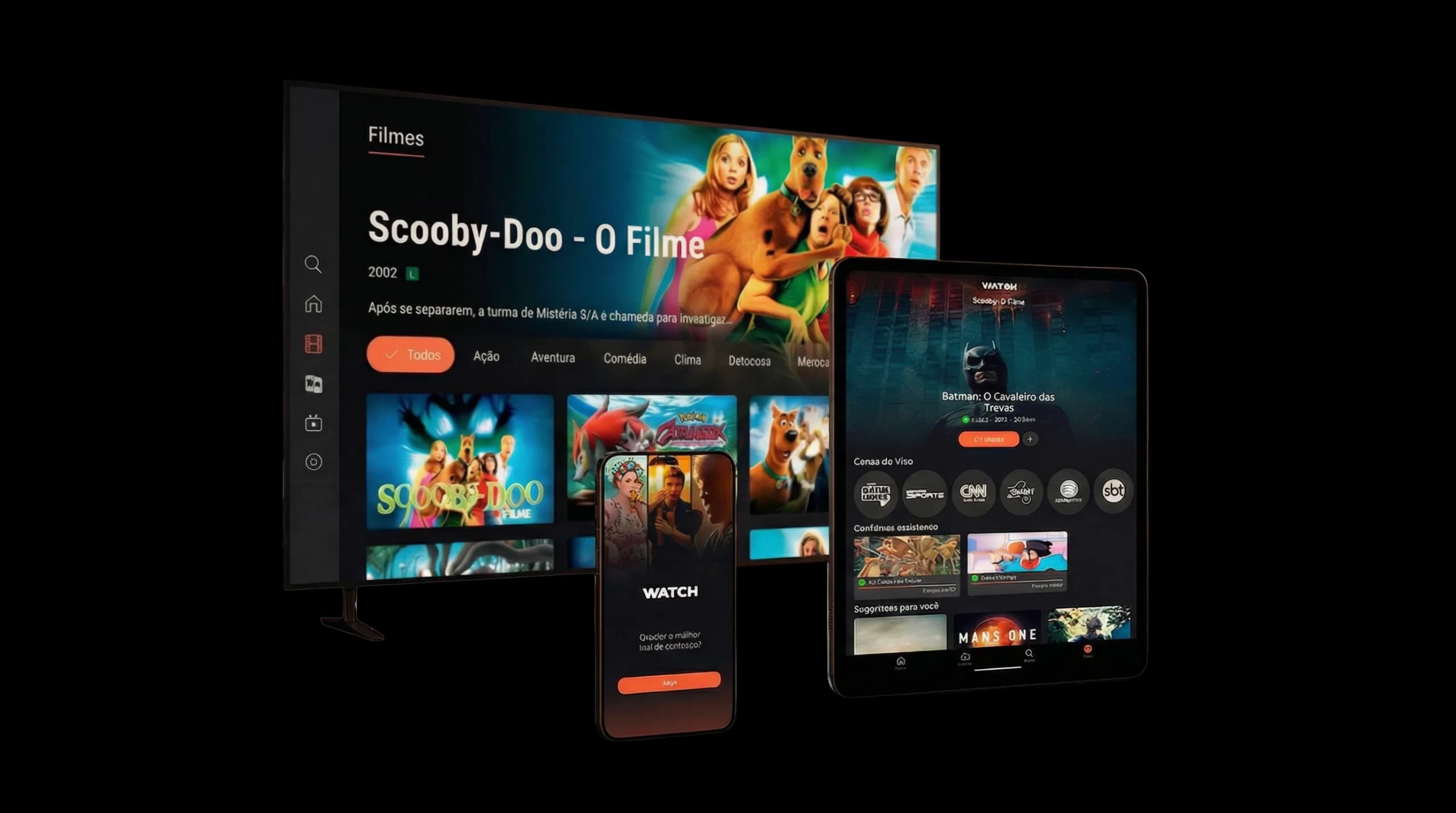 TV Mockup — Streaming PLAYNET